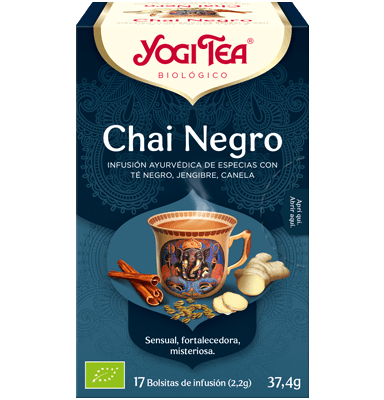 YOGI TEA CHAI NEGRO