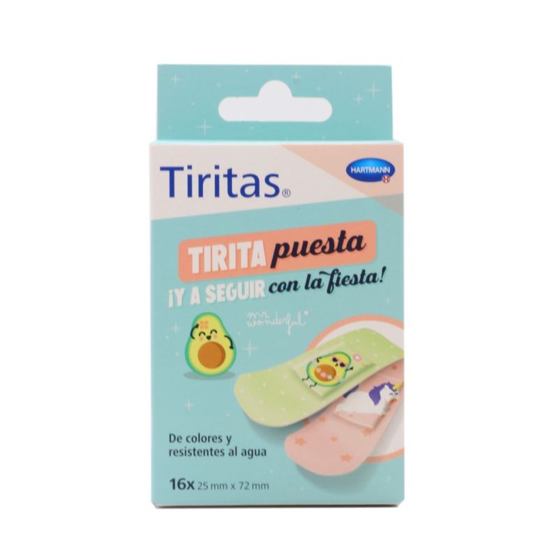 TIRITAS MR. WONDERFUL APOSITO ADHESIVO 16 UNIDADES 72 MM X 25 MM