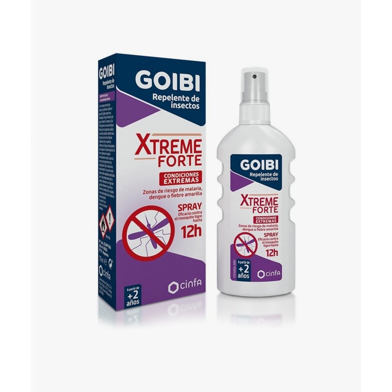 GOIBI XTREME FORTE REPELENTE DE INSECTOS 1 SPRAY 200 ML