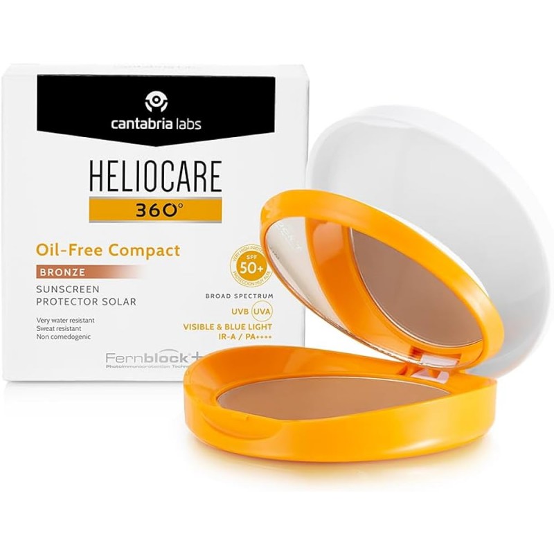 HELIOCARE 360º SPF50+ OIL-FREE COMPACT 10 G COLOR BRONZE