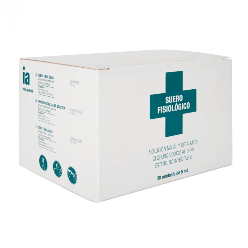 INTERAPOTHEK SUERO FISIOLOGICO MONODOSIS 30 U