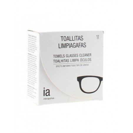  INTERAPOTHEK LIMPIAGAFAS 12 TOALLITAS 