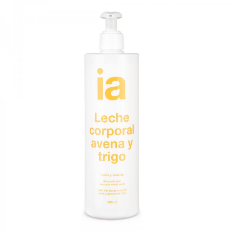 INTERAPOTHEK LECHE HIDRATANTE CORPORAL CON AVENA Y GERMEN DE TRIGO 500 ML