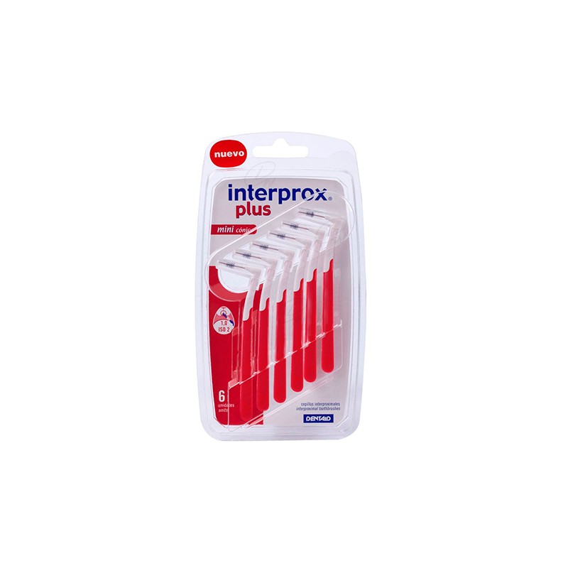 INTERPROX CEPILLO PLUS MINICONICO 1.0 6 UNIDADES