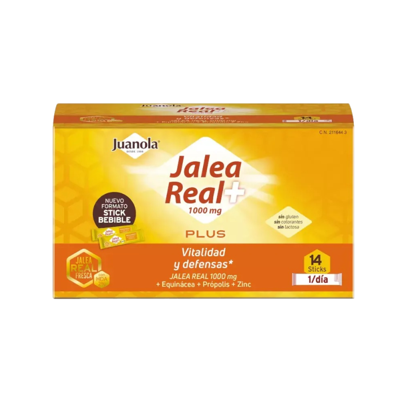 JUANOLA JALEA REAL PLUS 14 SOBRES 10 ML