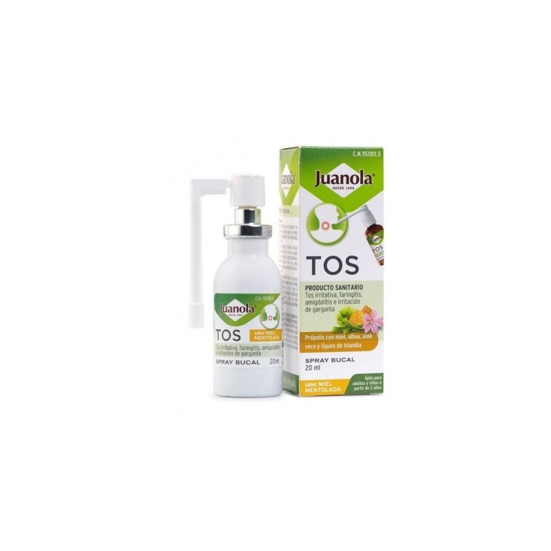 JUANOLA TOS SPRAY BUCAL MIEL MENTOL 120 ML