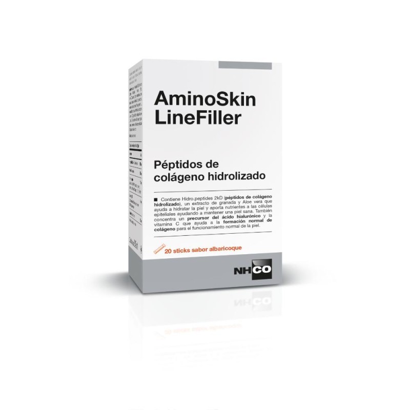 NHCO AMINOSKIN LINEFILLER 20 STICKS 12 G SABOR ALBARICOQUE