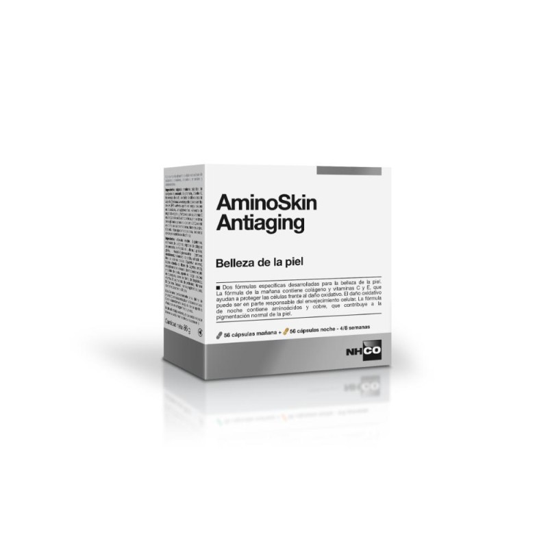 NHCO AMINOSKIN ANTIAGING 56 CAPSULAS MAÑANA + 56 CAPSULAS NOCHE