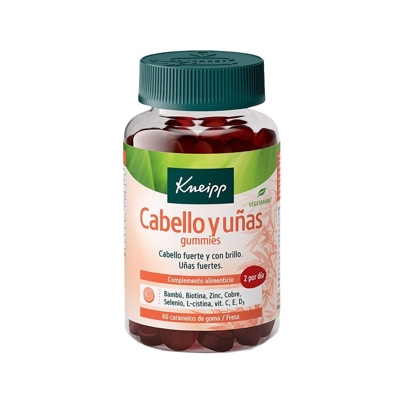KNEIPP CABELLO Y UÑAS 60 GUMMIES SABOR FRESA