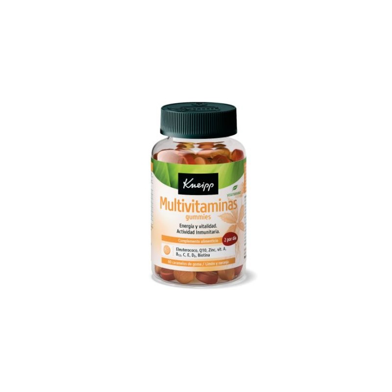 KNEIPP MULTIVITAMINAS 60 GUMMIES SABOR LIMON Y NARANJA