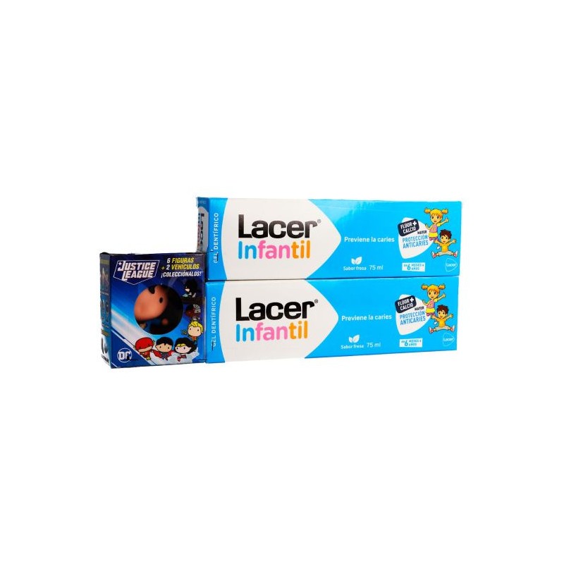 LACER INFANTIL DUPLO PASTA 75 ML REGALO
