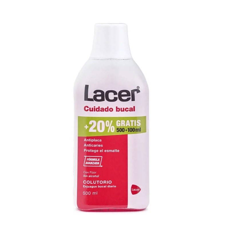 LACER COLUTORIO S/ALCOHOL 600 ML