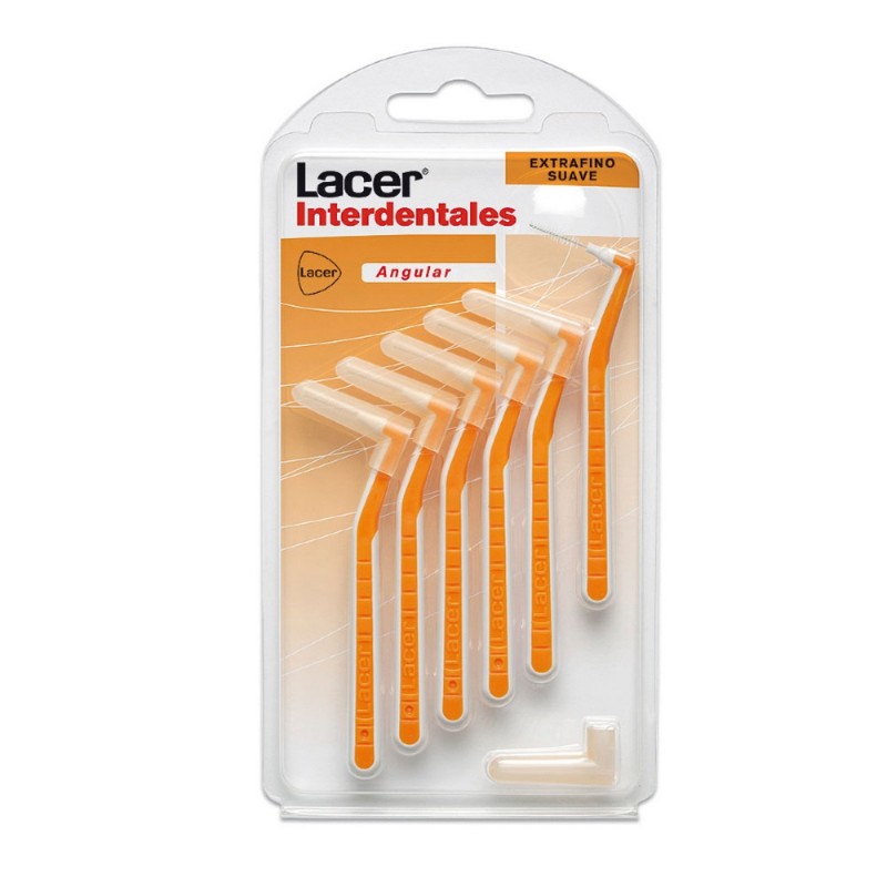 LACER CEPILLO INTERDENTAL EXTRAFINO SUAVE 6 UNIDADES