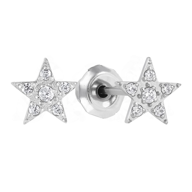 PRIM INVERNESS PENDIENTE ACERO INOXIDABLE 1214C ESTRELLA CRISTAL NATURAL