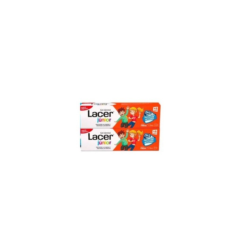 LACER JUNIOR FRESA DUPLO PASTA 75 ML