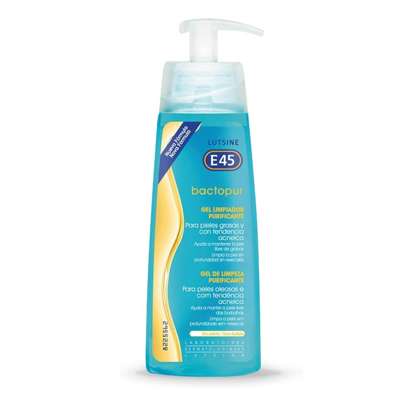 E45 LUTSINE BACTOPUR GEL LIMPIADOR 200ML