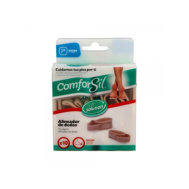 PRIM ALINEADOR DE DEDOS COMFORSIL 10 UNIDADES TALLA M