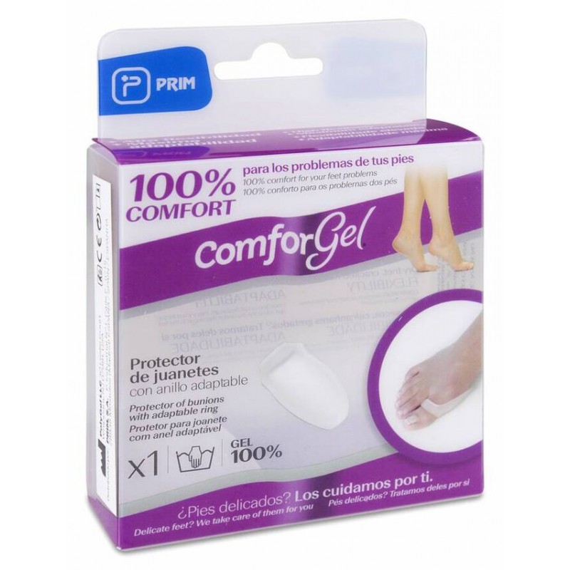 PRIM COMFORGEL PROTECTOR JUANETES CON ANILLO ADAPTABLE
