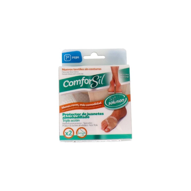 PRIM COMFORSIL PROTECTOR TRIPLE JUANETES  SILICONA TEJ AMBOS PIES T - LP 2 U