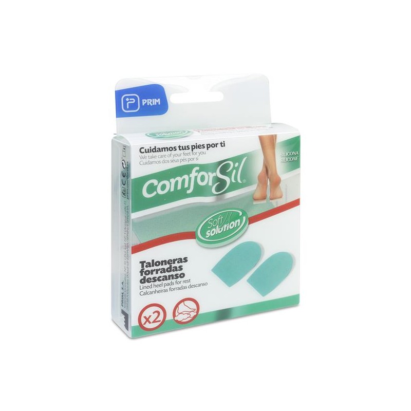 PRIM COMFORSIL TALONERAS DESCANSO SILICONA 2 UNIDADES TALLA L CC214L