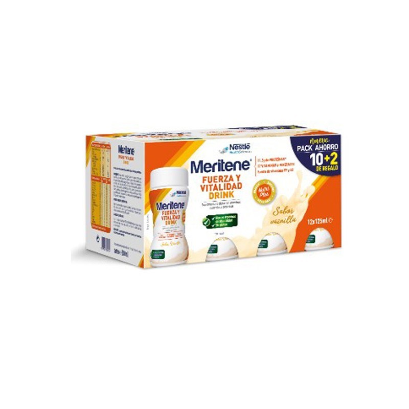 MERITENE DRINK VAINILLA 12X125ML