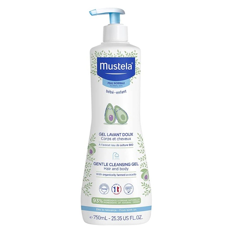 MUSTELA BEBE GEL DE BAÑO SUAVE 750ML