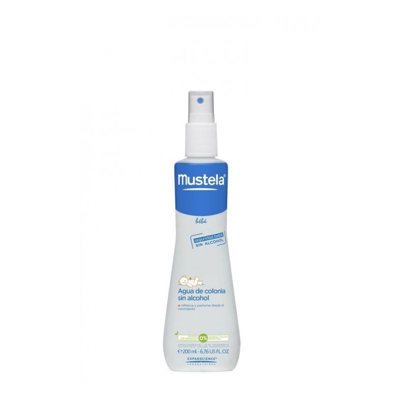 MUSTELA BEBE AGUA COLONIA S/ALCOHOL 200 ML