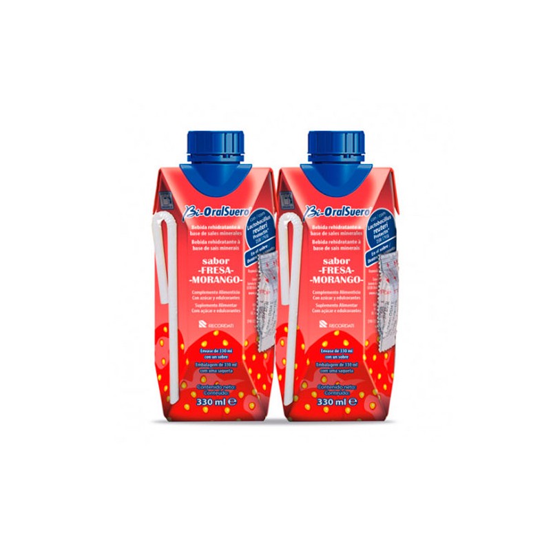 BIORALSUERO FRESA 2X330 ML TETRABIK