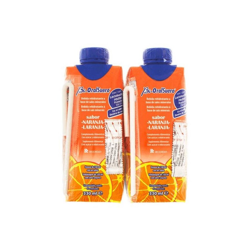 BIORALSUERO NARANJA 2X330 ML TETRABIK