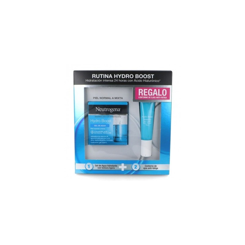 NEUTROGENA HYDRO BOOST GEL DE AGUA + CONTORNO DE OJOS ANTI-FATIGA 1 ENVASE 50 ML + 1 ENVASE 15 ML PA
