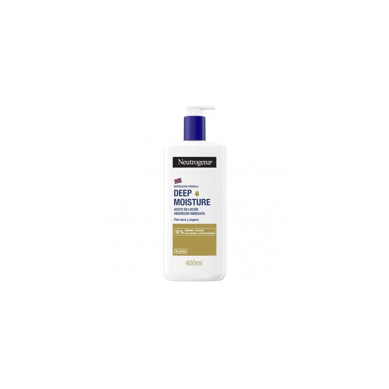 NEUTROGENA HIDRATACION PROFUNDA PIEL SECA Y ASPERA ACEITE EN LOCION CORPORAL 400 ML
