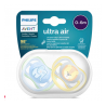 CHUPETE SILICONA PHILIPS AVENT ULTRA AIR 0 - 6 MESES 2 UNIDADES NIÑO