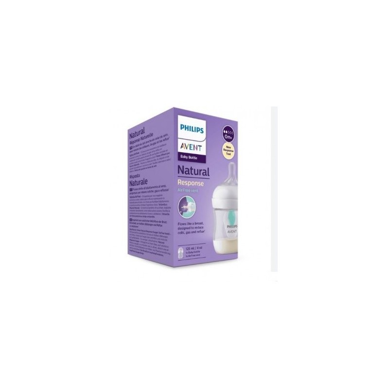 PHILIPS AVENT NATURAL BIBERON ANTI-COLIC RESPONSE AIR FREE + 0 MESES 1 UNIDAD 125 ML