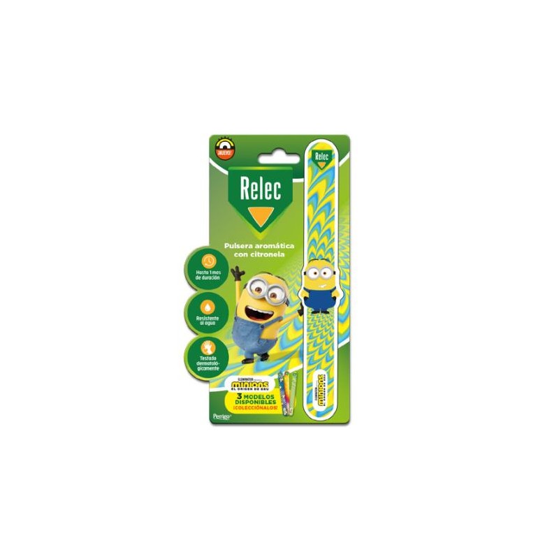 RELEC PULSERA AROMATICA MINION ESTAMPADO AMARILLO