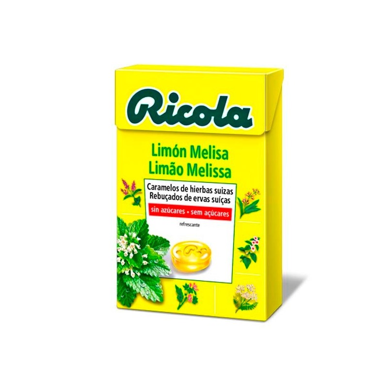RICOLA CARAMELOS SIN AZUCAR 1 ENVASE 50 G SABOR LIMON