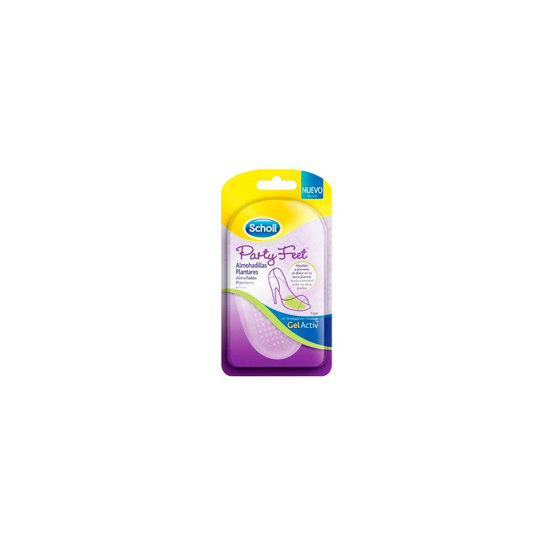 SCHOLL PARTY FEET APOYO ALMOHADILLA PLANTAR CON 1 PAR