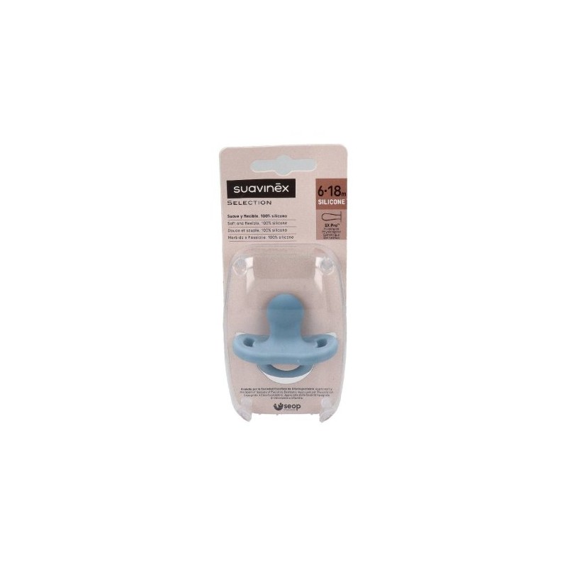 SUAVINEX CHUPETE TODOSILICONA FISIOLOGICO  6-18 M