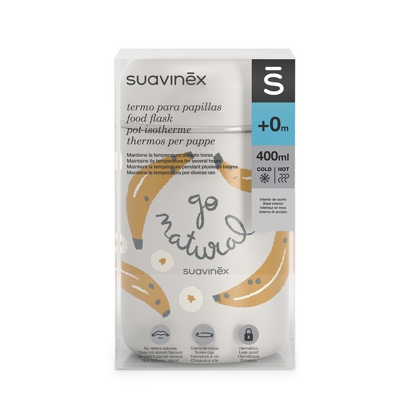 SUAVINEX TERMO PARA PAPILLA PLATANO