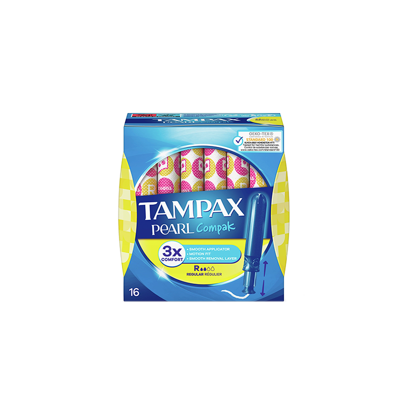 TAMPAX COMPAK PEARL REGULAR 16 U