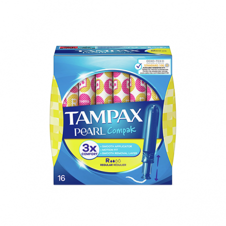  TAMPAX COMPAK PEARL REGULAR 16 U 