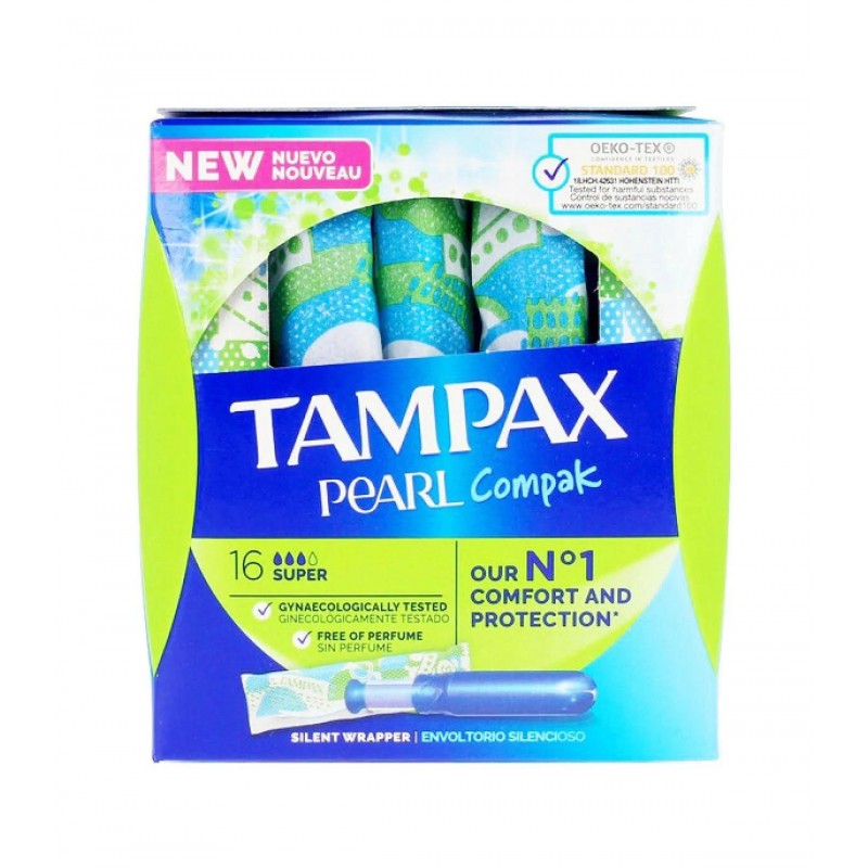 TAMPAX COMPAK PEARL SUPER 16