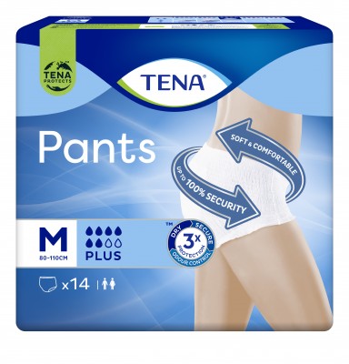 TENA PANTS PLUS MED