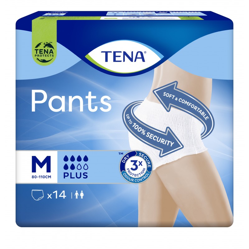 TENA PANTS PLUS MED