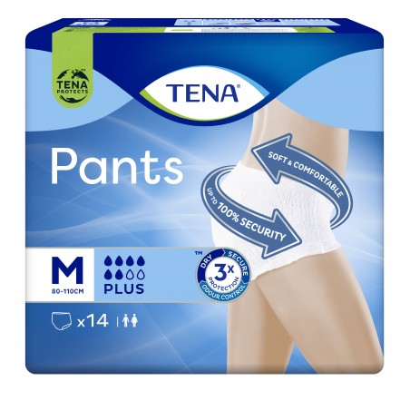  TENA PANTS PLUS MED 