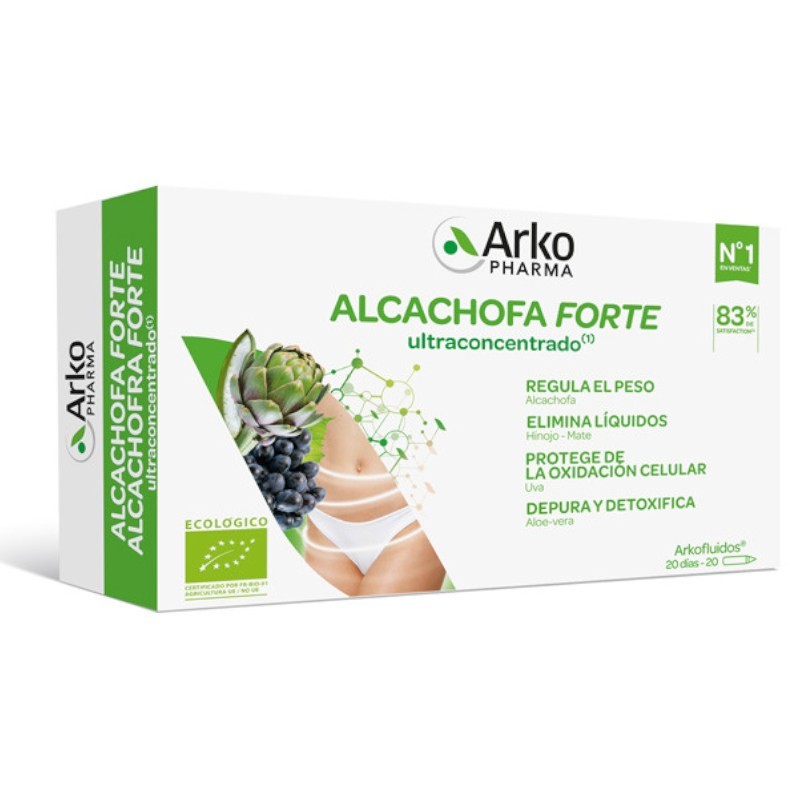 ARKOFLUIDO ALCACHOFA FORTE 20 UDS 15 ML