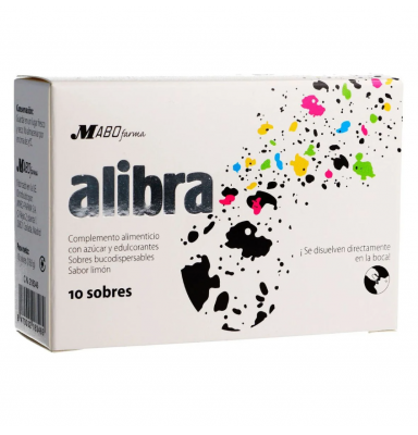 ALIBRA 10 SOBRES SABOR LIMON
