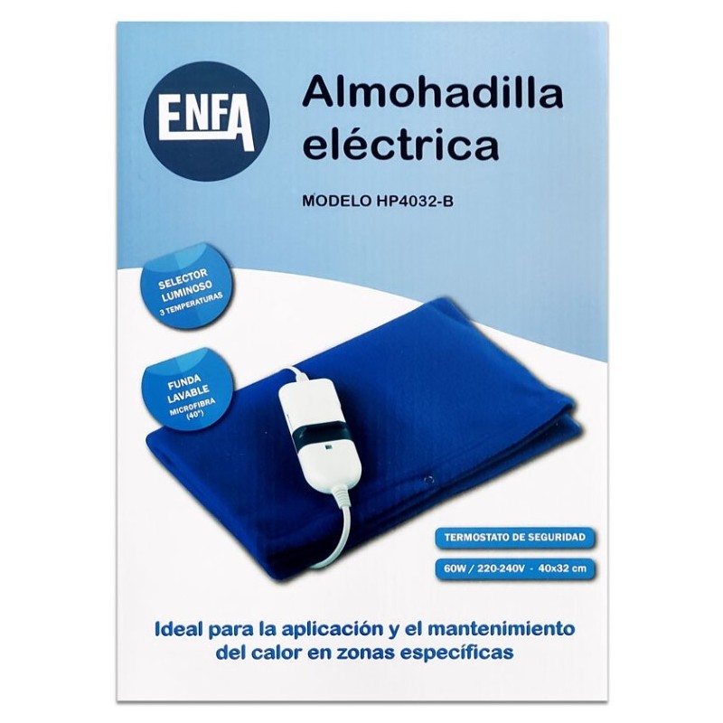 ALMOHADILLA ELECT RECT LAVABLE ENFA 40 X 32