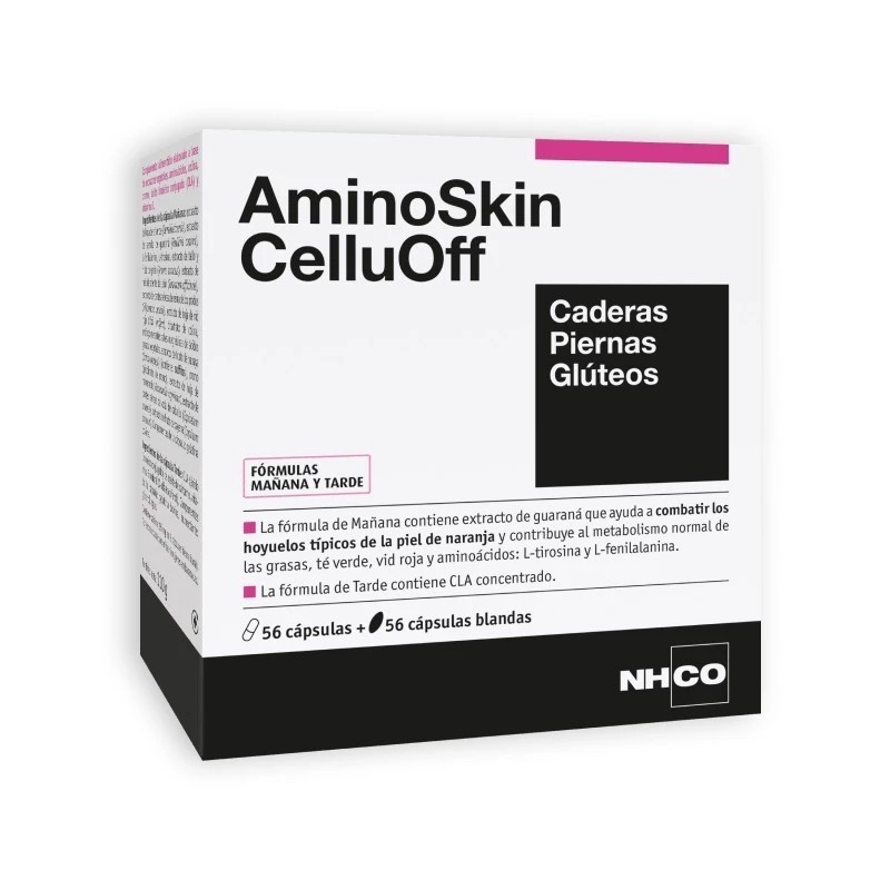 AMINOSKIN CELLUOFF 56 CAPSULAS + 56 CAPSULAS BLANDAS