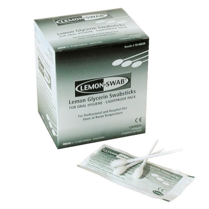 BASTONCILLOS BUCAL LEMON SWAB GLICERINA