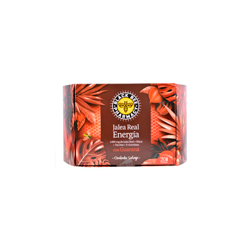 BLACK BEE PHARMACYJALEA ENERGÍA GUARANÁ 20 VIALES 1O ML